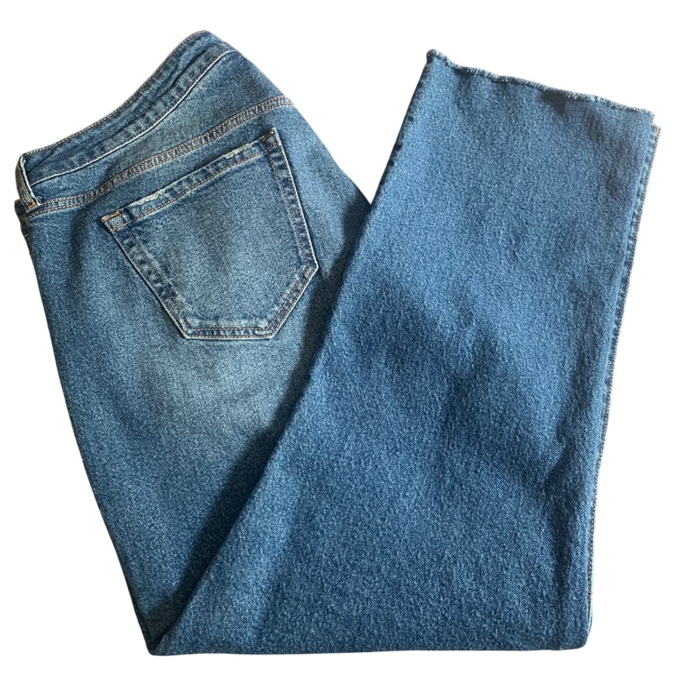 NWOT Torrid Women Straight Crop-Leg Blue Jeans 99%Cotton Sz 16